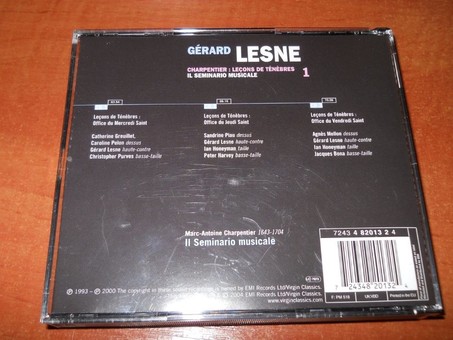 GERARD LESNE - Il Seminario Musicale 5 CD