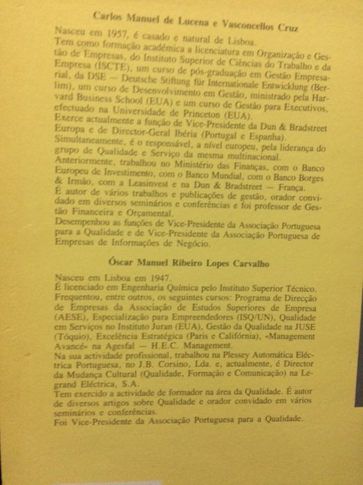 2 Livros de Gestão da Qualidade