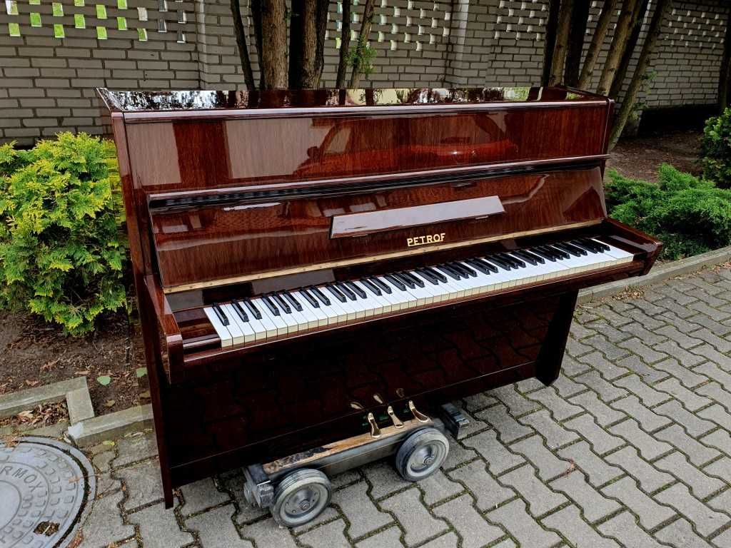 Pianino PETROF 106cm 1984r BRĄZOWY POŁYSK
