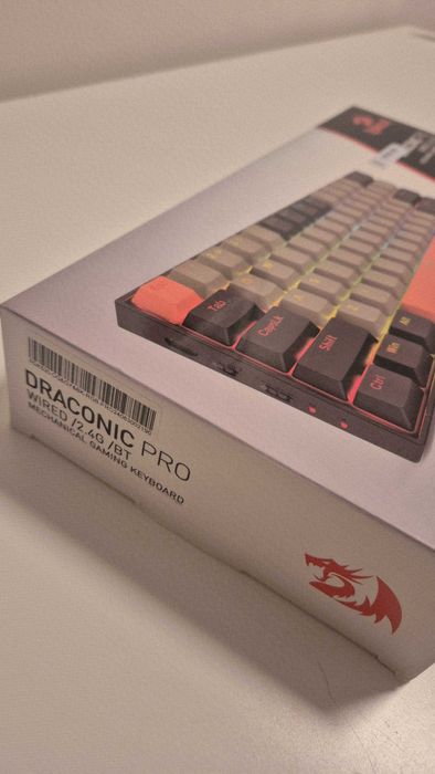 Klawiatura Redragon Dragonic PRO wired/2.4G/BT mechaniczna