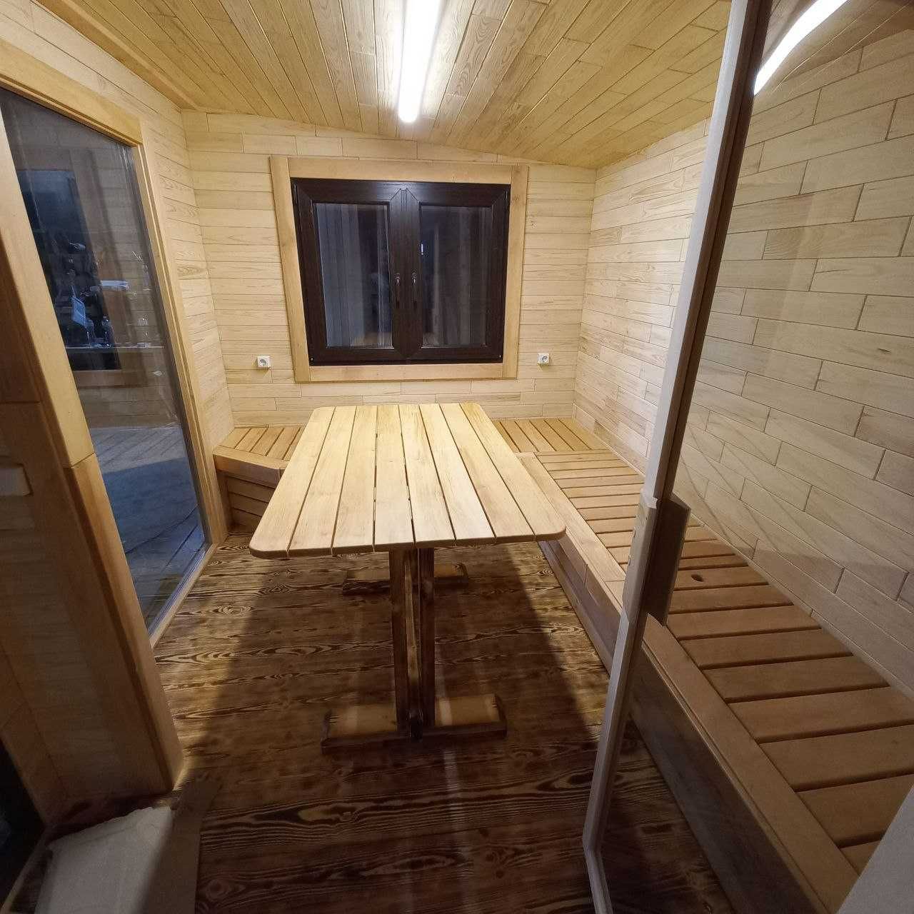 Готова баня 5*2,4 м. з котлом на дровах__під замовлення
