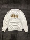 PALM ANGELS (S/M) White свитшот женский кофта белый унисекс хлопок пал