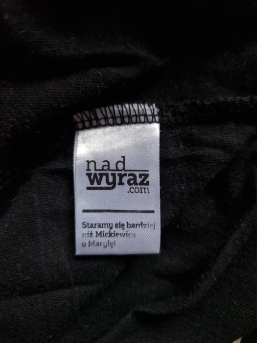 Czarna koszulka Nad Wyraz unisex