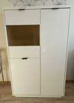 ××× WITRYNA /REGAL / MEBEL BLACK RED WHITE 94cm/3 drzwi biały połysk