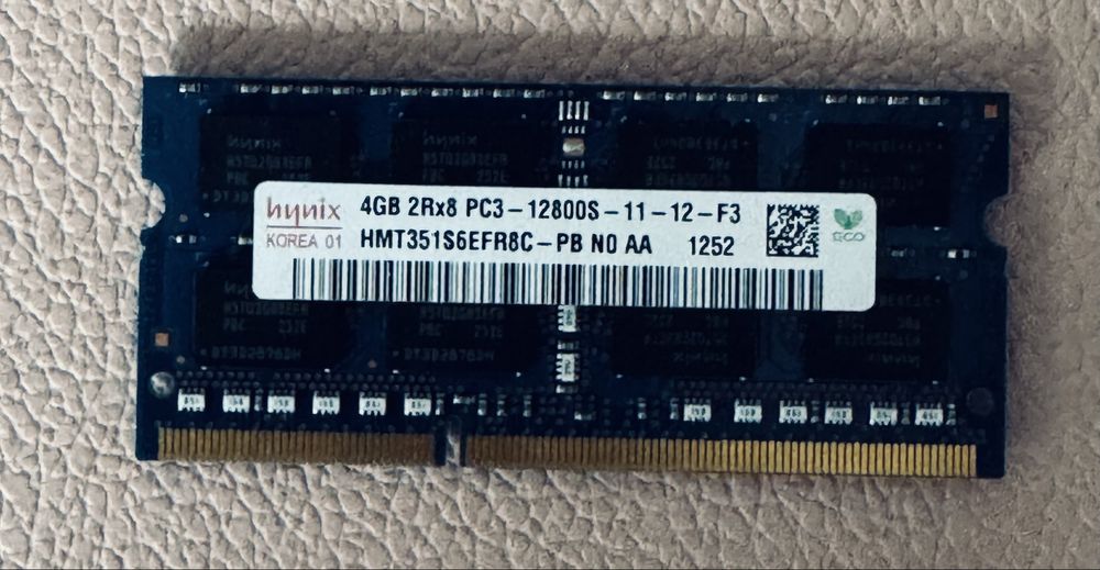 Pamięć RAM 4GB DDR3 1600MHz SO-DIMM Hynix – sprawna