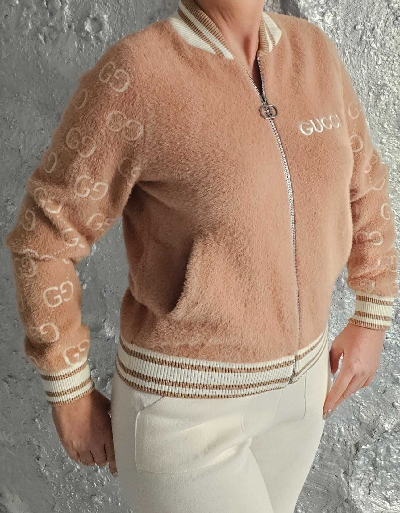 G U C C I bluza z alpaki CUDNA roz L