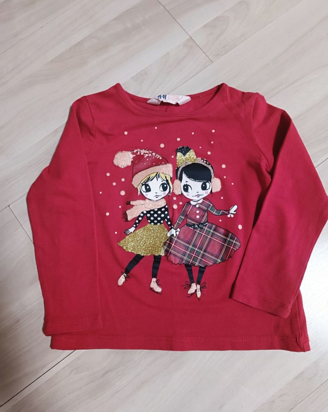 Новогодний свитер George, кофточка H&M для девочки