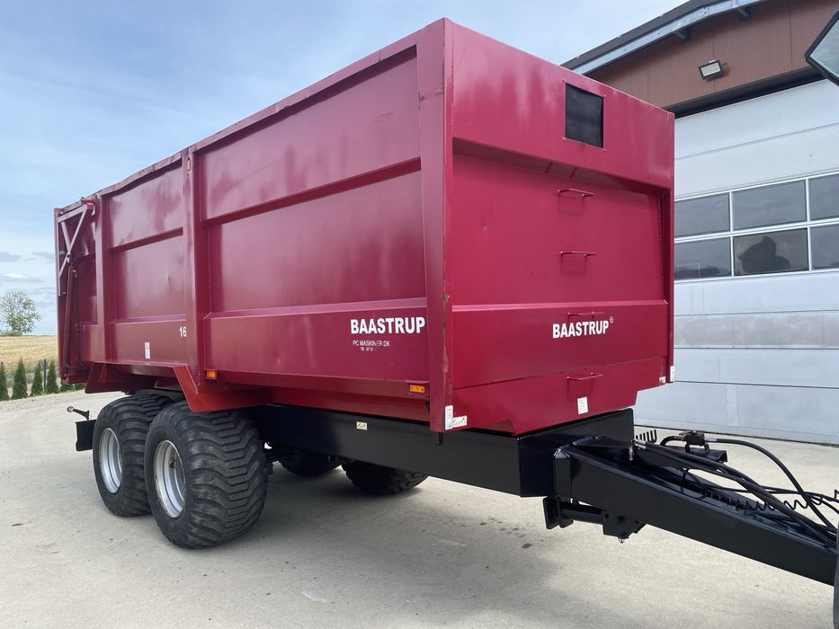 PRZYCZEPA WYWROTKA BAASTRUP 16T TANDEM Brimont miedema kaweco joskin