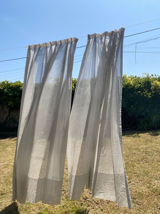 Cortinas cinzentas