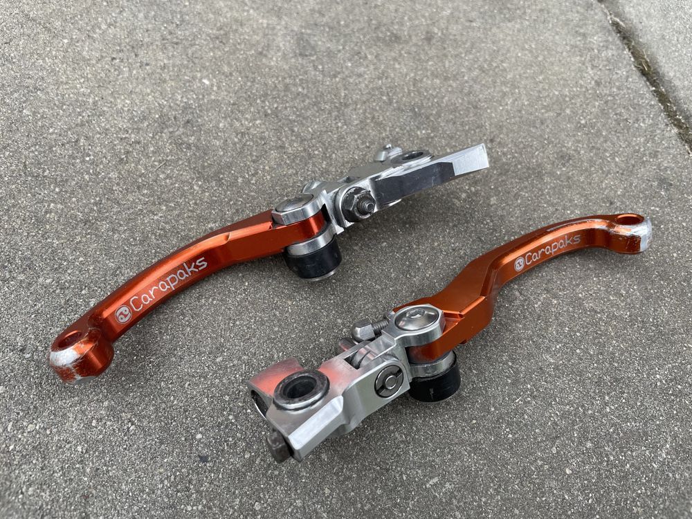 KTM EXC SX Freeride 12-15 klamki nielamki sprzęgła hamulca carapaks