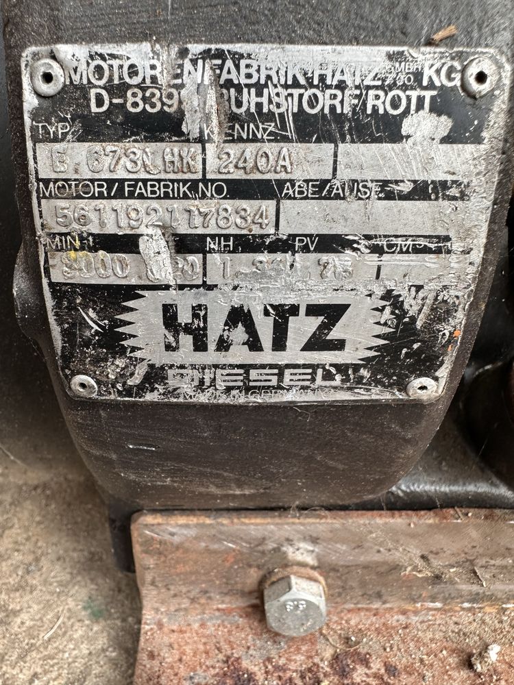 Silnik Hatz Diesel.