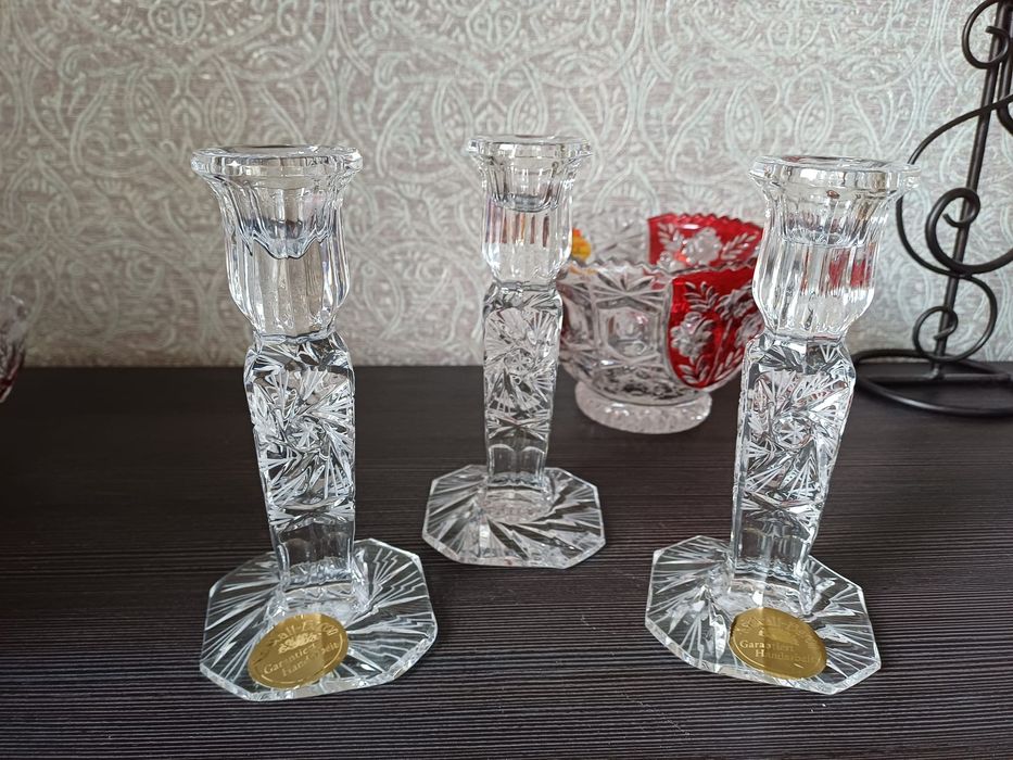 Цукерниця. Кришталь Pb 24%. Німеччина. Вінтаж.