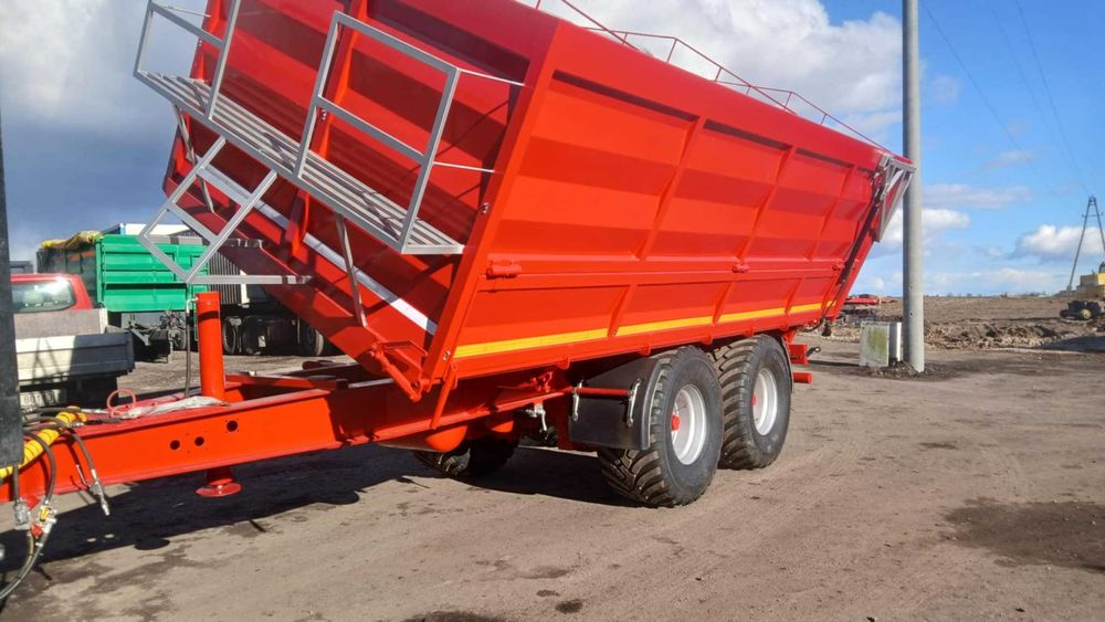 Tandem wywrotka 3 stronna ANNABURGER 20 T resor skorupa