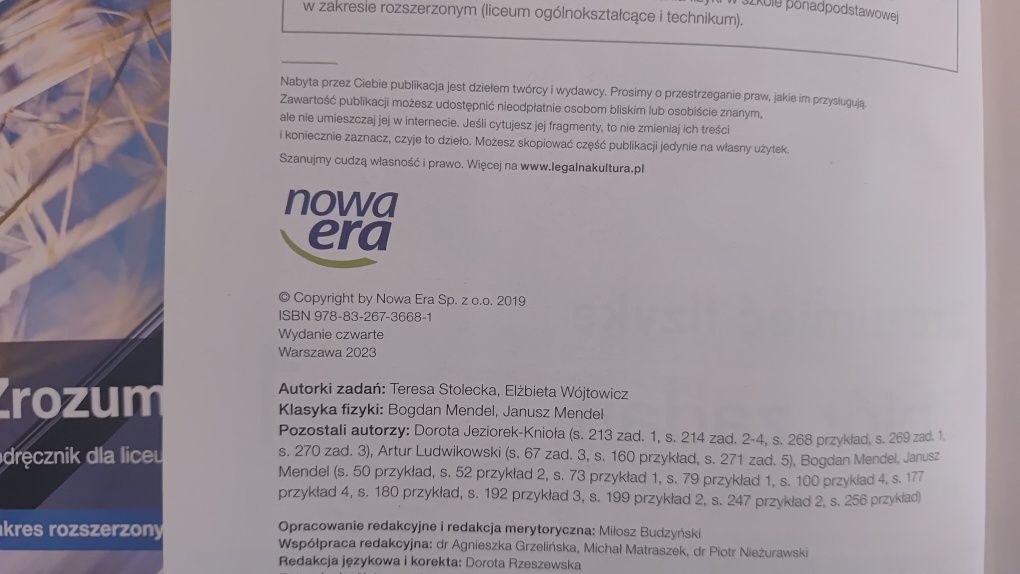 Zrozumieć fizykę 1 rozszerzony
