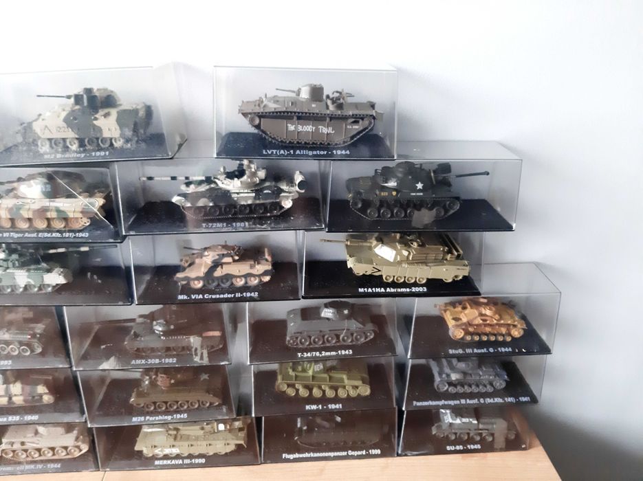 Modele czołgów kolekcja