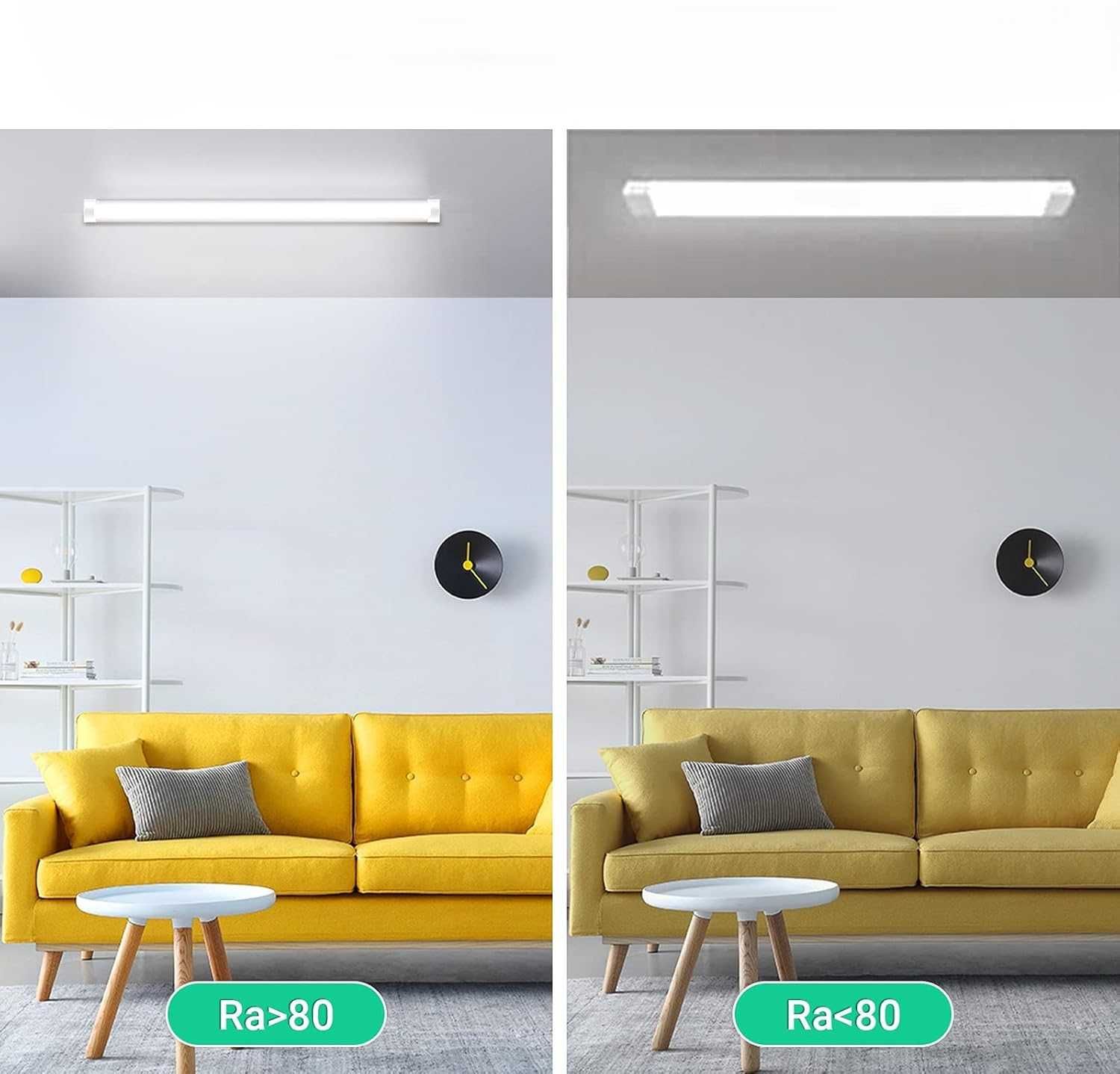 Papasbox Listwa LED 120 cm 40 W – Zimna biel 6500K, IP65