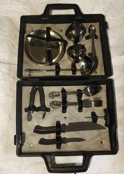 Набір посуду "Дорожний" , нержавіюча сталь .