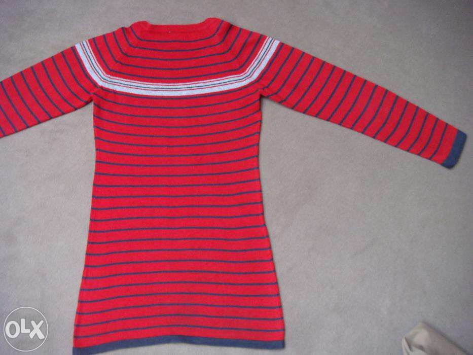 długi sweter / tunika dla dziewczynki roz. 128