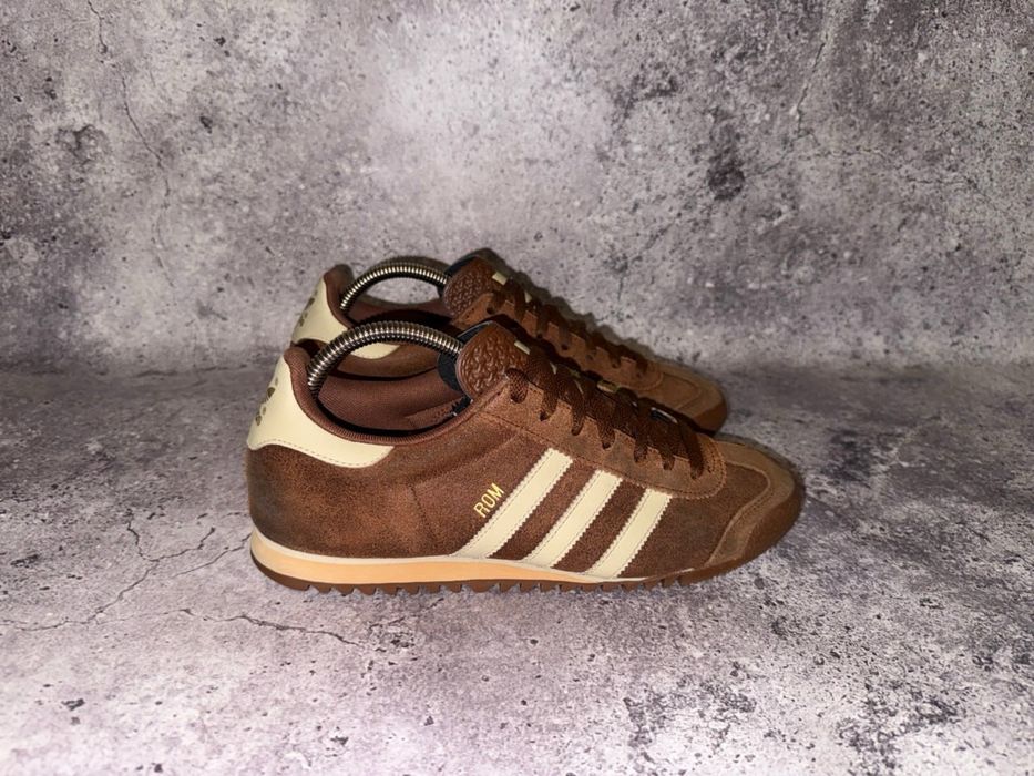 Adidas Rom Vintage (Чоловічі Шкіряні Кросівки Адідас Ром Samba london