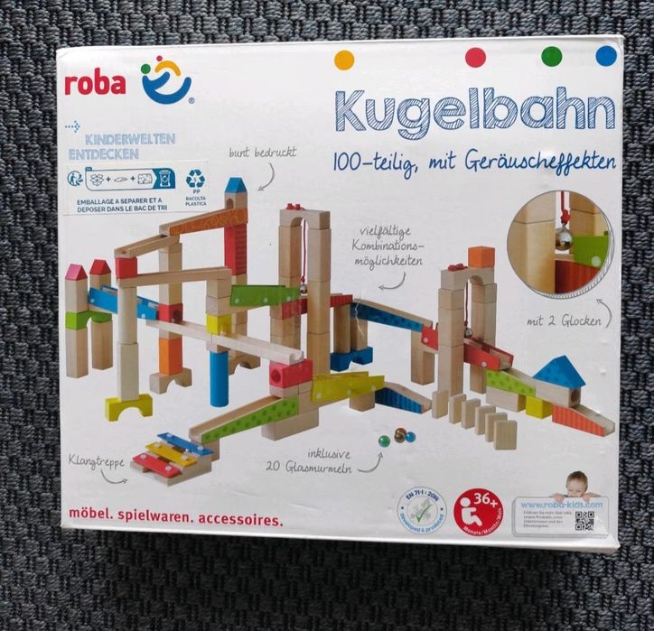 Roba Kugelbahn  дерев'яний конструктор екоіграшки розвиваючи гра