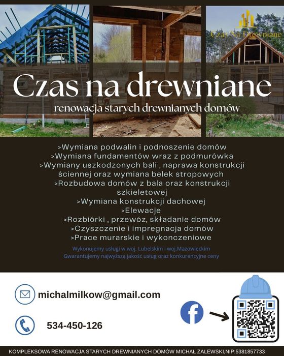 Renowacja drewnianych domów od a do z