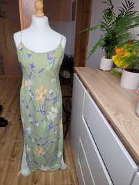 Nowa cena !Vintage letnia sukienka w kwiaty, firma Joan, rozmiar 38