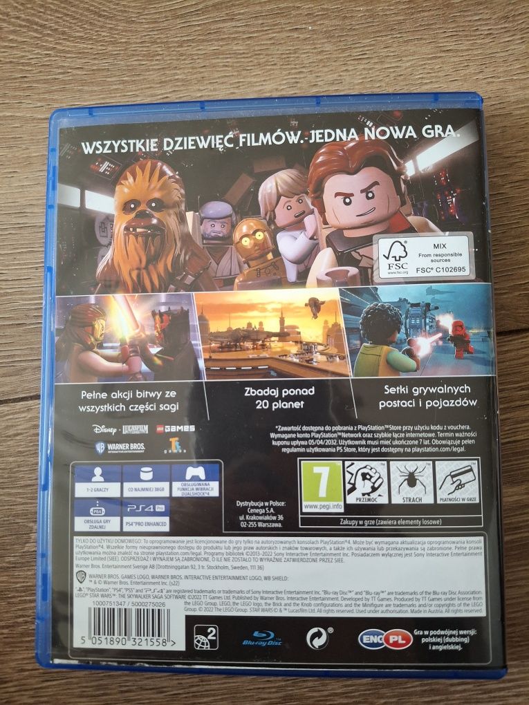 Gwiezdne Wojny Saga Skywalkerów ps4 gra
