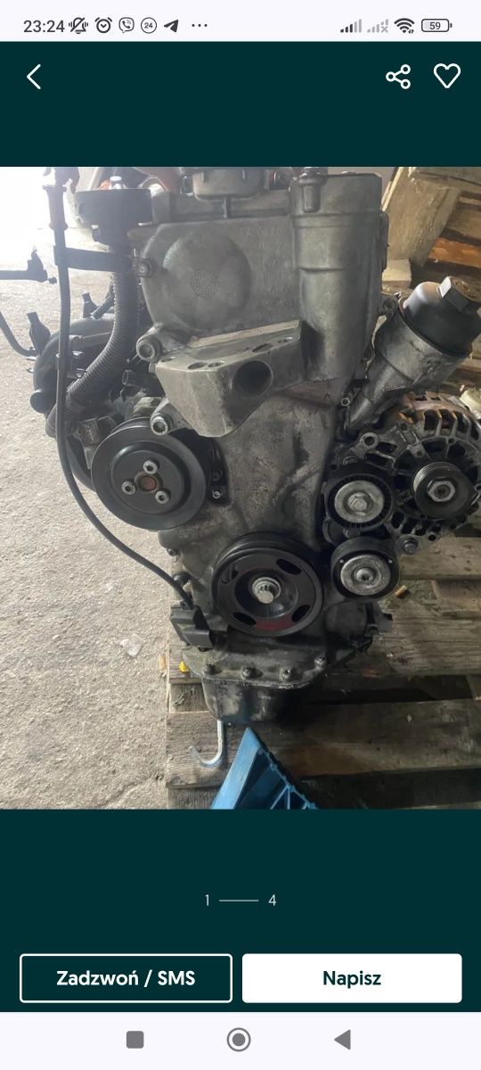 Мотор Двигатель Двигун 1.2 mpi 12v AZQ  BME BZG  Skoda Fabia Шкода Roo
