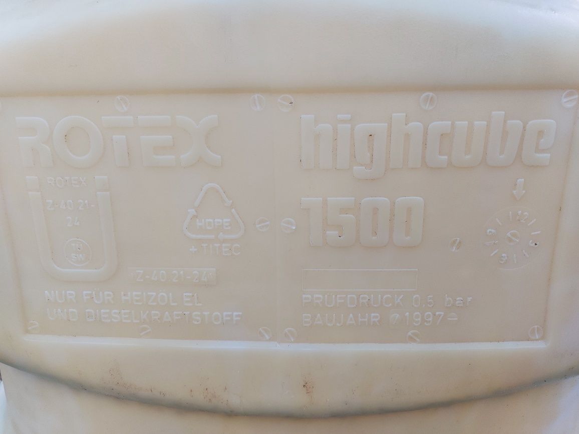 Depósito gasóleo 1500l