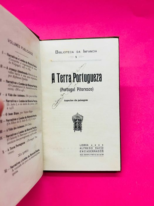 BIBLIOTECA DA INFANCIA
A Terra. Portugueza

Aspectos da paisagem