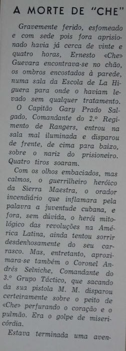 Oração Fúnebre Para Ernesto "Che" Guevara de Fidel Castro