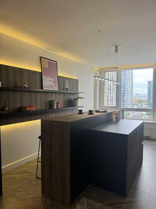 1к ЖК Славутич дизайнерский ремонт 55м2 Осокорки Зарічний Seven