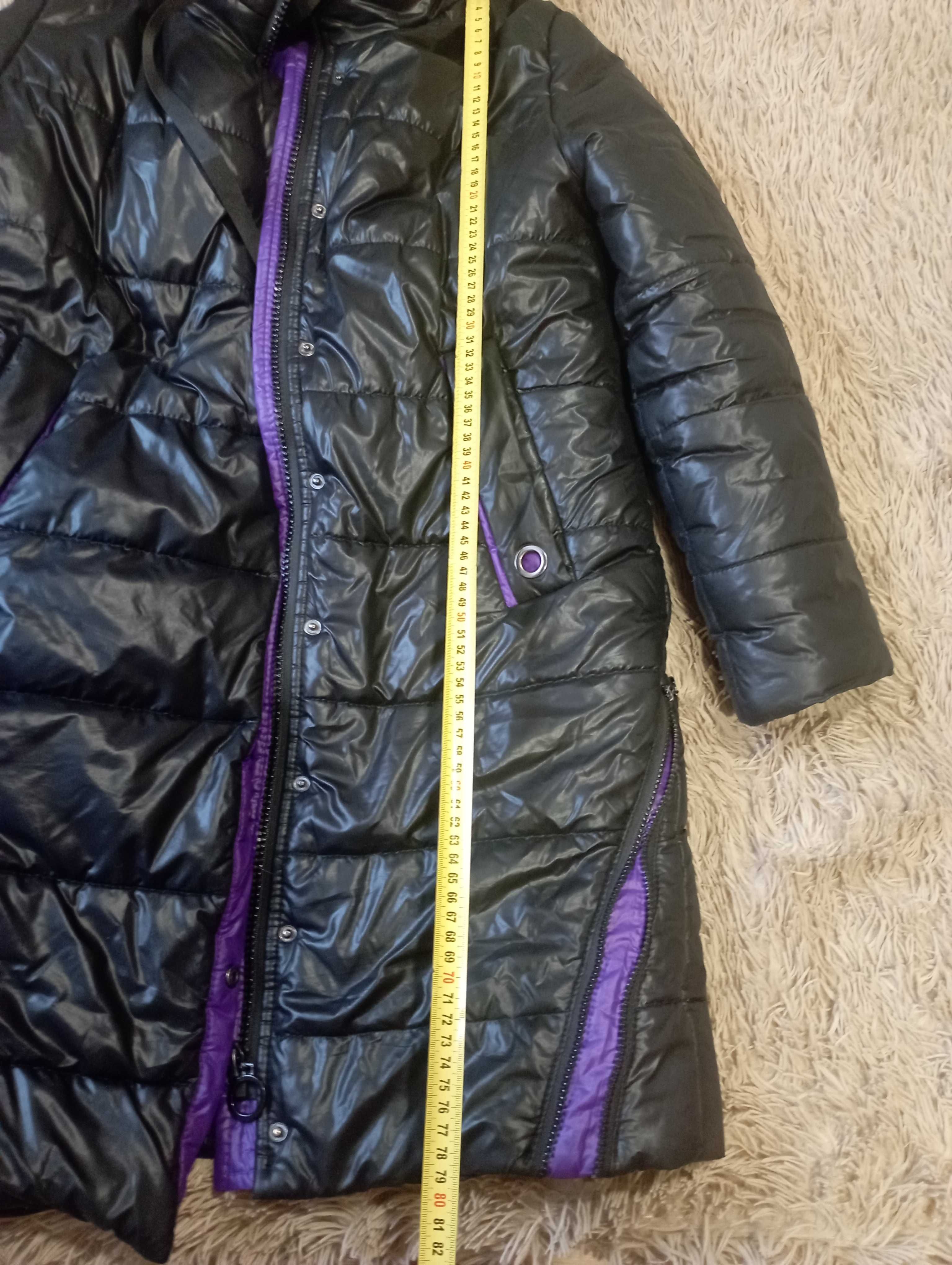 Зимове пальто на дівчинку 146-152 см.
