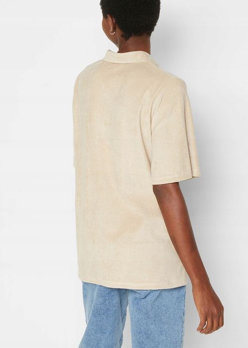 B.P.C t-shirt frotte z kołnierzykiem polo ^36/38