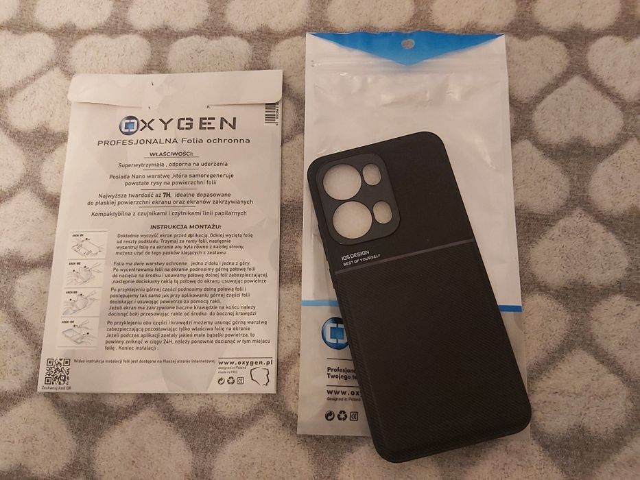 Profesjonalna folia ochronna Oxygen oraz etui Oppo Reno 13 Pro