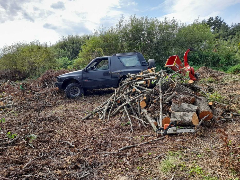 Karczowanie, koszenie, frezowanie korzeni, rębak