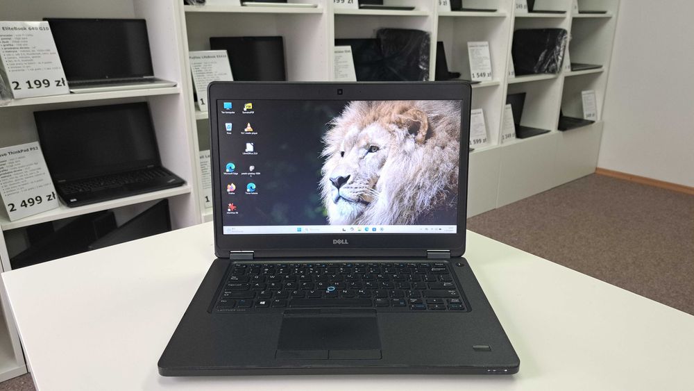 Solidny Dell Latitude E5450 14" i5 8 GB RAM SSD nVidia WIN11 Klasa A