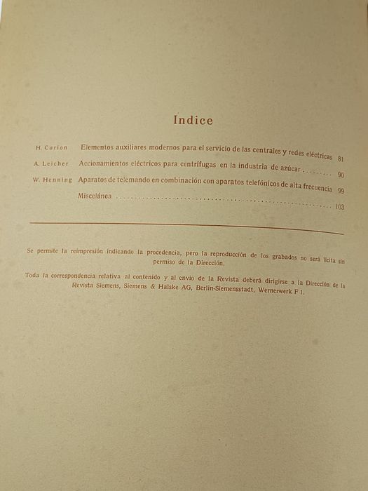 Revista siemens 1943