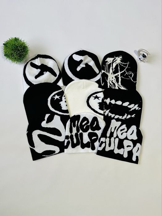 Шапки y2k onesize | Шапки Mea Culpa | Шапки на зиму