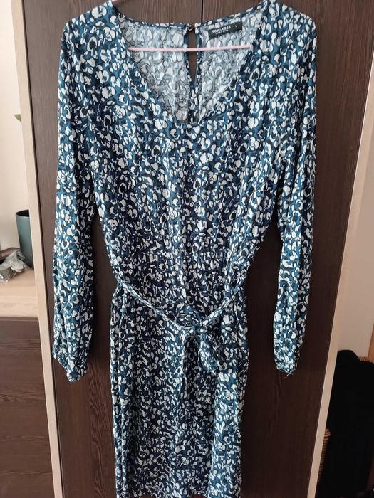 Sukienka w niebieską panterkę Tom&Rose