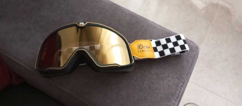 Óculos para moto estilo retro novos