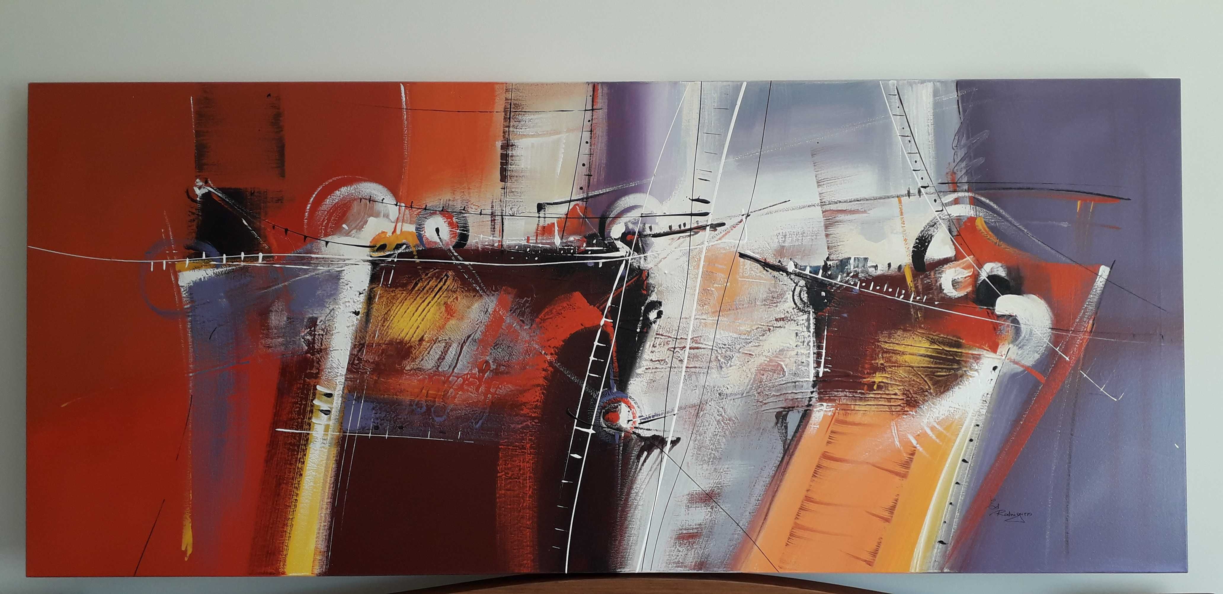 Tela / Quadro – pintura a óleo com relevo (1.40m x 0.60m)