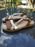 Sandały damskie skórzane Clarks rozmiar 38