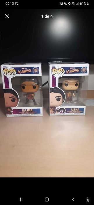 Funko pops Ms Marvel : Aisha e Najma