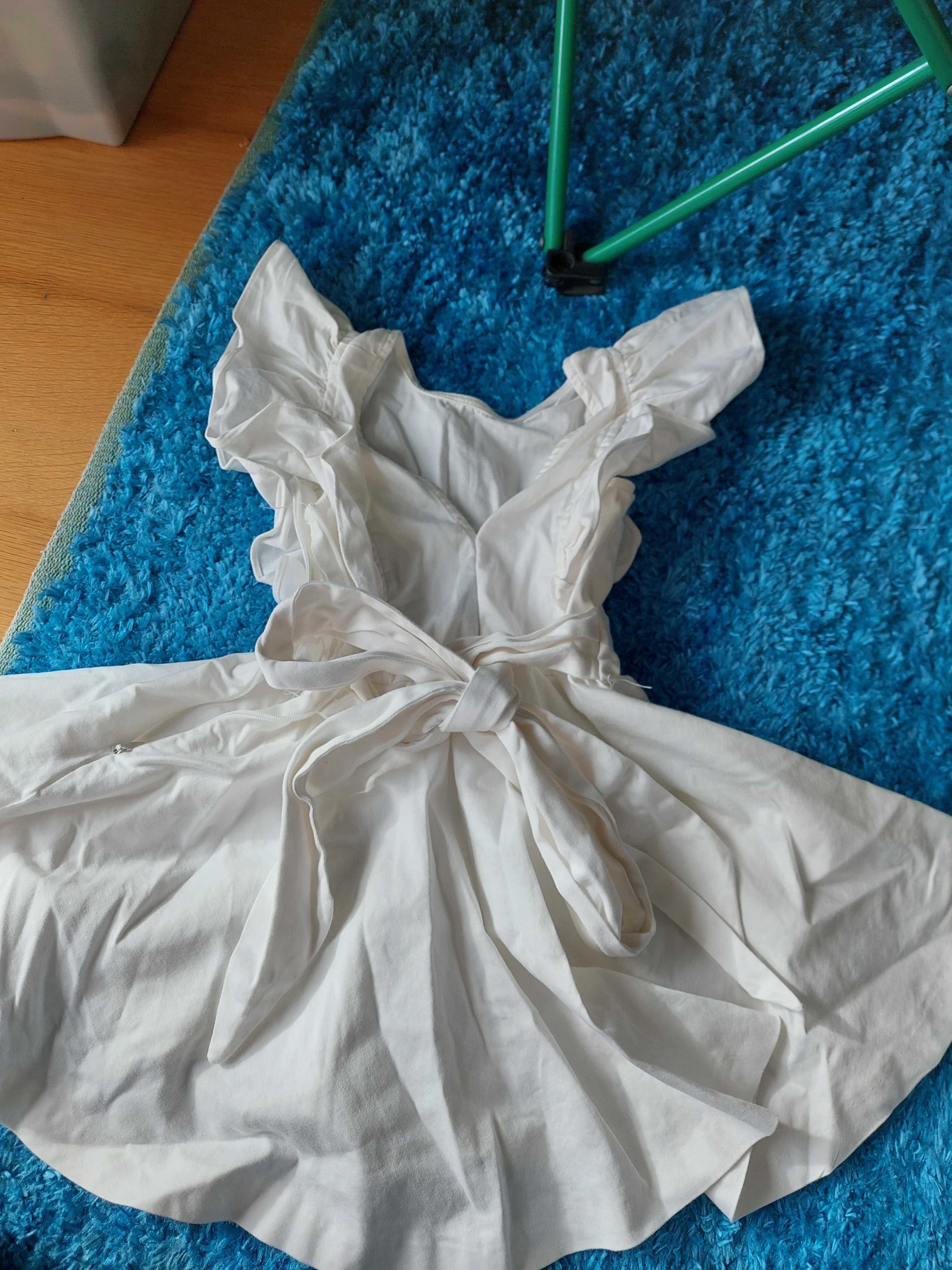 Vestido creme la redoute