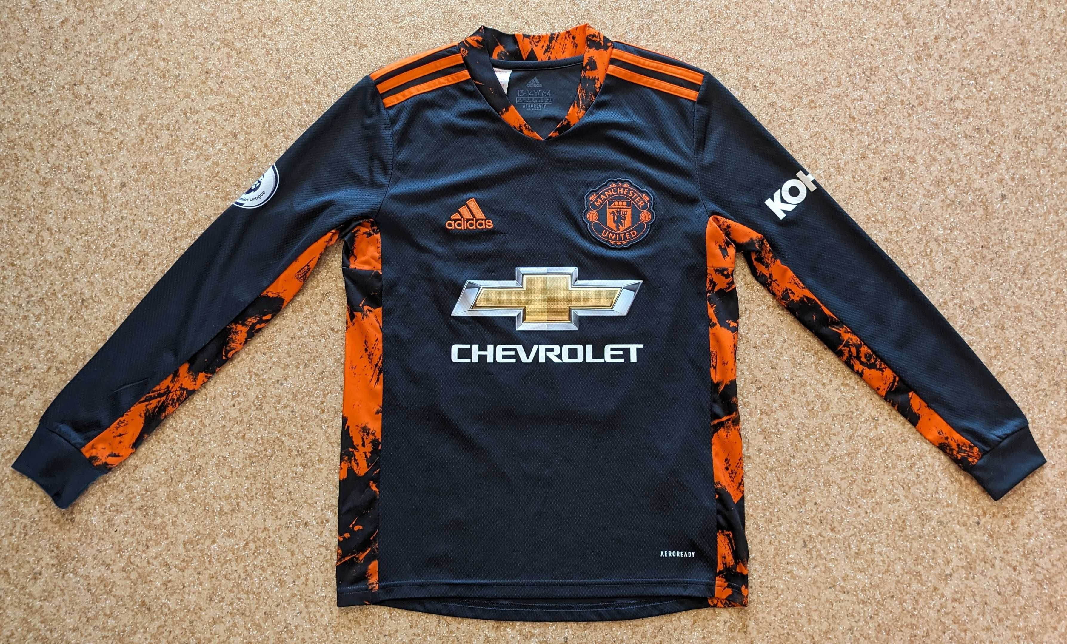 Детская футболка Adidas Manchester United 20/21. 13-14 лет