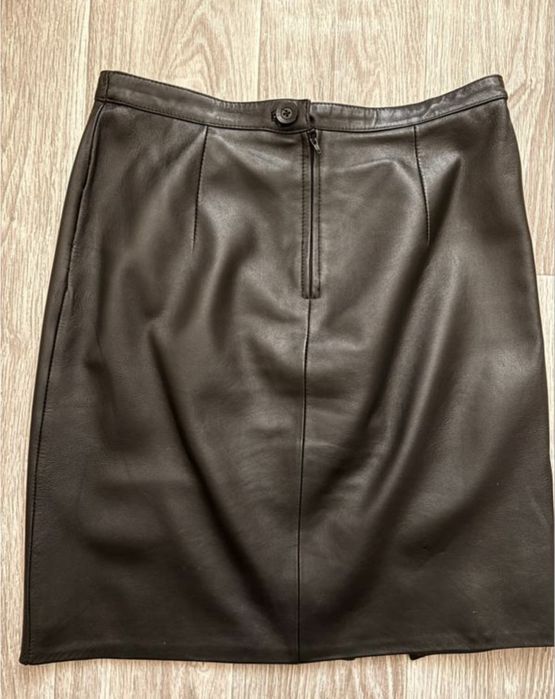 Спідниця з натуральної шкіри
