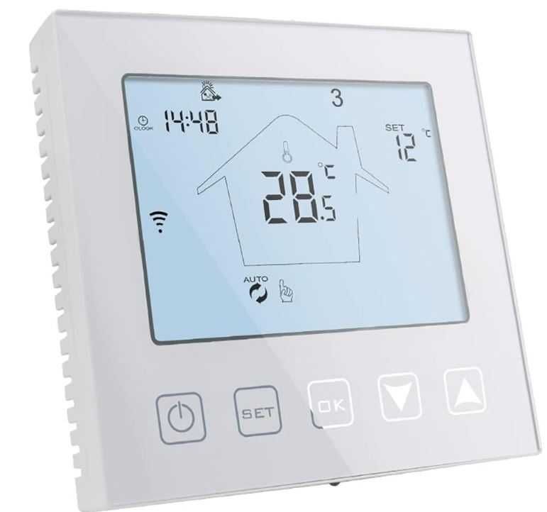 Inteligentny termostat Wifi KETOTEK KTF0155A, elektryczne ogrzewanie