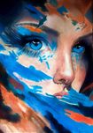 Obraz , pastela sucha , A3