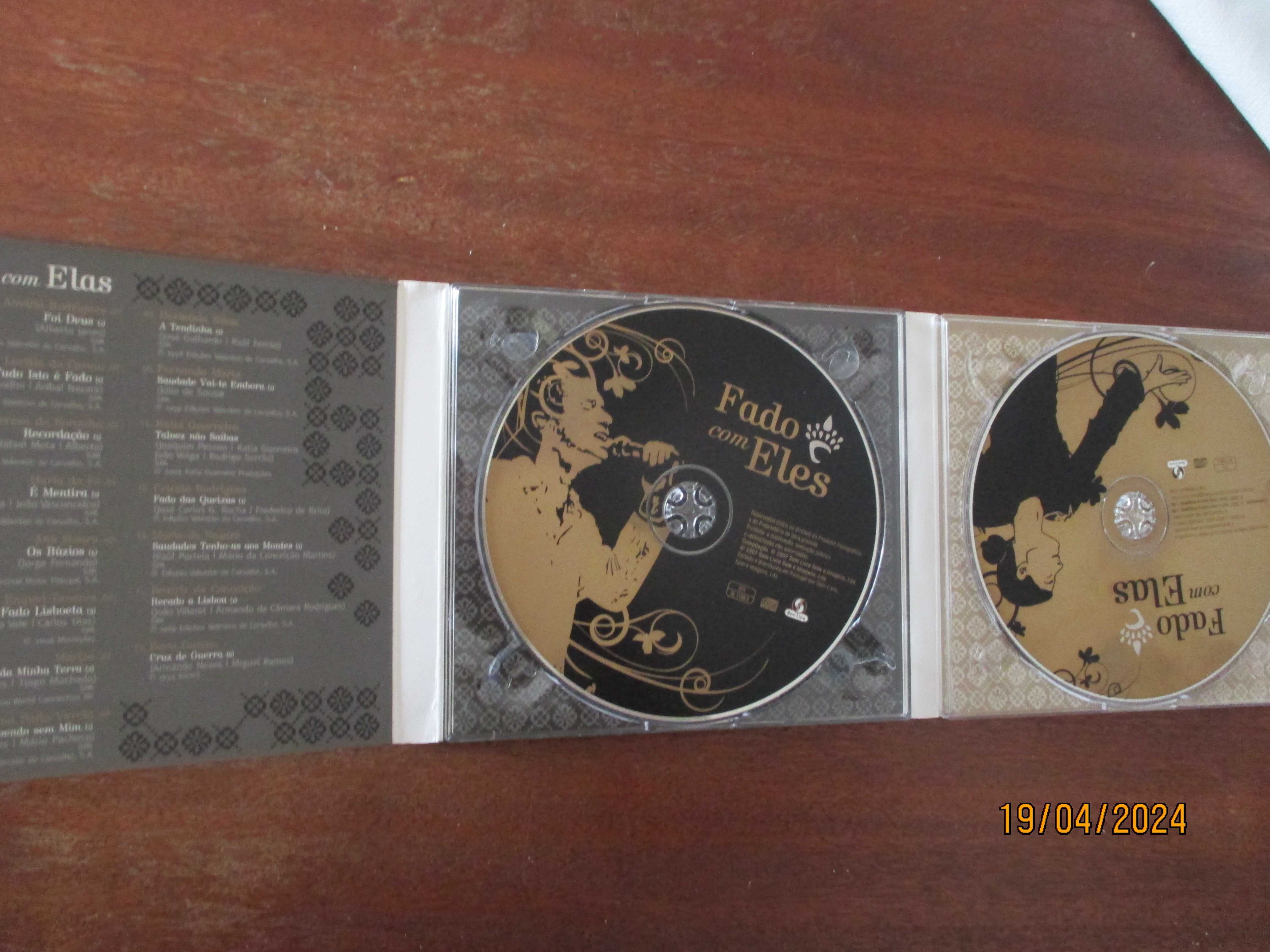 CD - Fado com eles - Fado com elas (duplo)